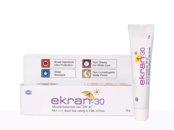 KLM Ekran Silicone Sunscreen Gel SPF 30+PA++++ 30g