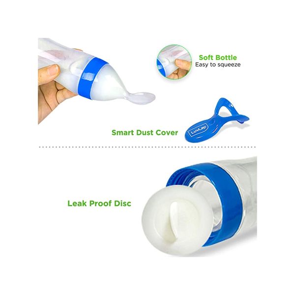 Luvlap Easy Squeezy Food Feeder Bottle