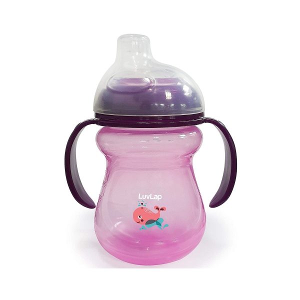 LuvLap Moby Little Sipper Cup (240 ml) Purple LuvLap Moby Little Sipper Cup (240 ml) Purple