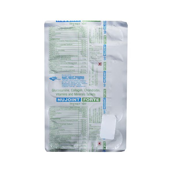 East West Pharma Nujoint Forte Tablet (10 Tablets)