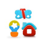 LuvLap Silicone Water Filled Teether (Pack of 3) Multicolor