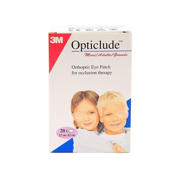 3M Opticlude Orthoptic Eye Patch Box of 20 – Adult 3M Opticlude Orthoptic Eye Patch Box of 20 – Adult