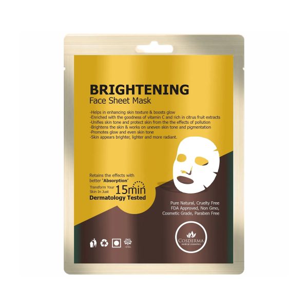 Cosderma Brightening Face Sheet Mask Cosderma Brightening Face Sheet Mask