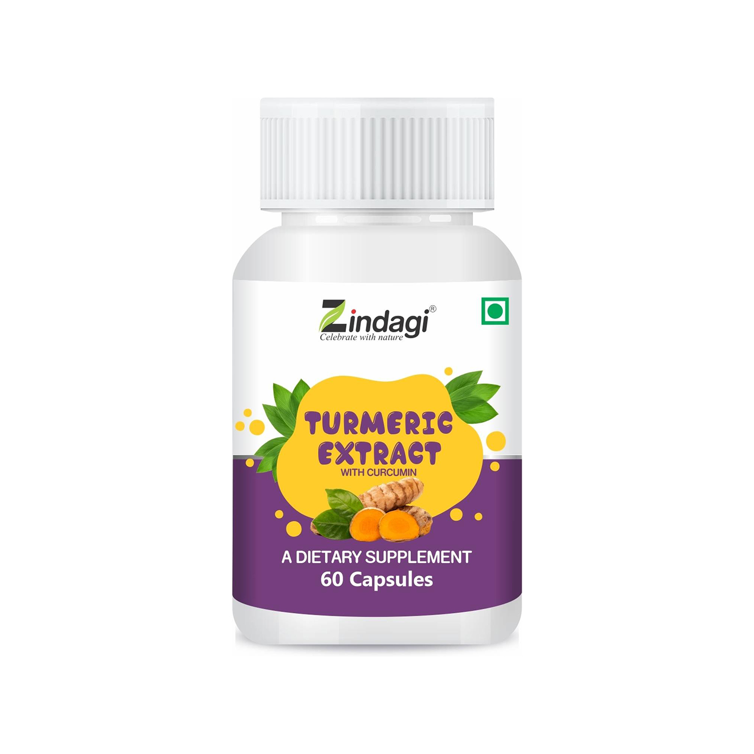 Zindagi Turmeric Extract with Curcumin Capsules