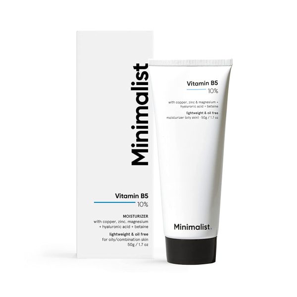 Layer_199 (1) Minimalist Vitamin B5 10% Oil Free Moisturizer with Hyaluronic Acid for Oily skin (50g)