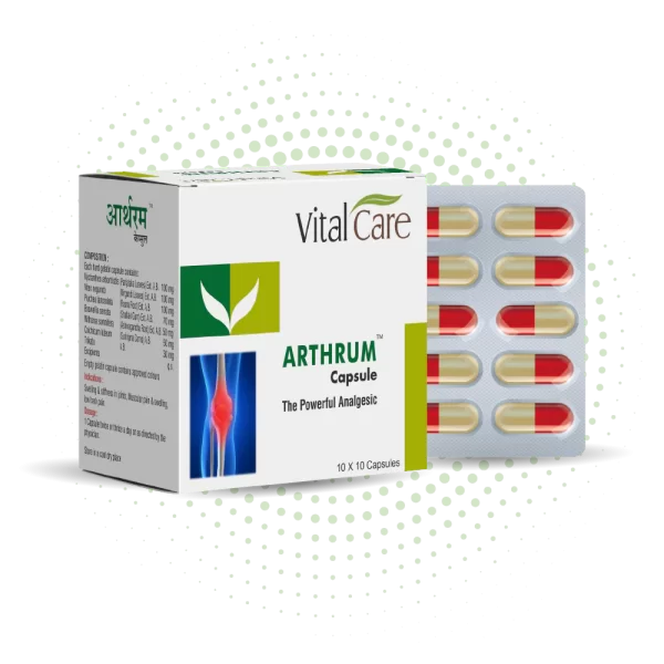 Vital Care Arthrum Capsule (10×10 Capsules) Vital Care Arthrum Capsule (10×10 Capsules)