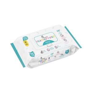 R for Rabbit Feather Aqua Baby Wipes (72Wipes)