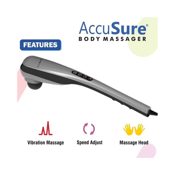Accusure Body Massager Long Hand