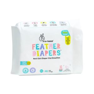 R for Rabbit Feather Diapers