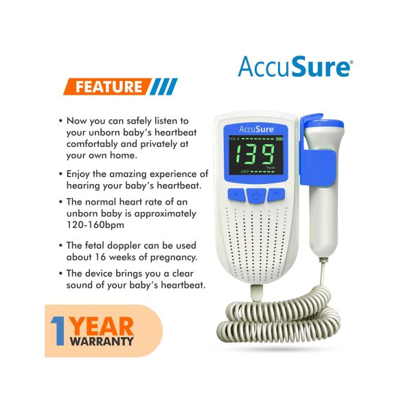 Accusure fetal doppler