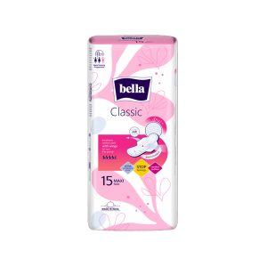 Bella Classic Maxi Drai Wings Sanitary Pads - 15 Pieces