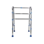 Flavia Folding Walker Heavy Duty Chrome Polished