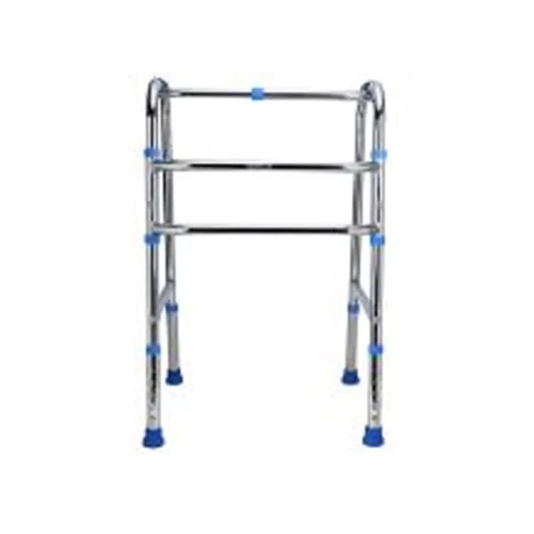 Flavia Folding Walker Heavy Duty Chrome Polished Flavia Folding Walker Heavy Duty Chrome Polished
