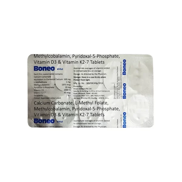 tablets for bones and joints