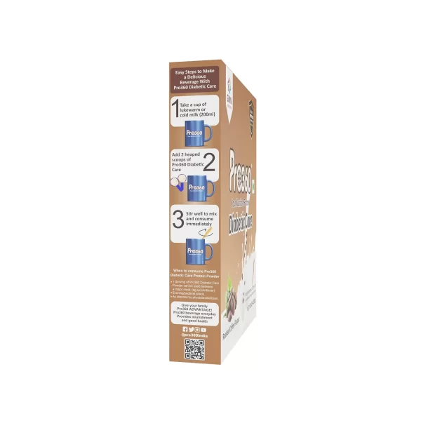 Easy steps to make Pro360 Diabetic care