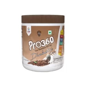 GMN Pro360 Diabetic Nutrition Powder Roasted Coffee Flavour (250g Jar)