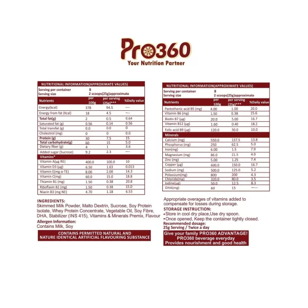 GMN Pro360 Classic Protein Powder