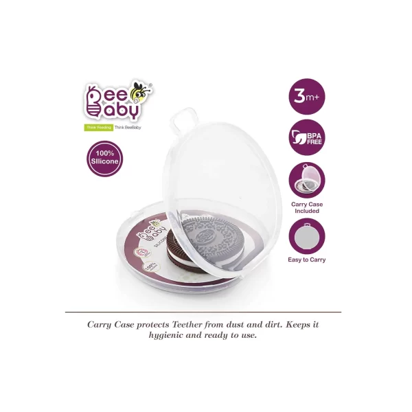Cookie / Biscuit Shape Soft Silicone Teether