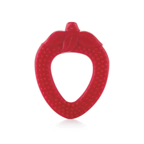BeeBaby Strawberry Soft Silicone Teether 3+ Months (Red) BeeBaby Strawberry Soft Silicone Teether 3+ Months (Red)