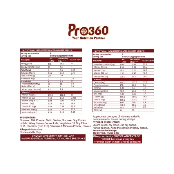 Pro360 Classic Protein Powder
