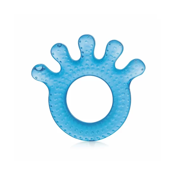 Finger Shape Water Filled Teether blue