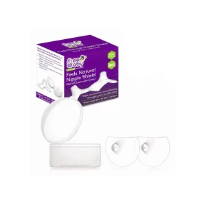 BeeBaby Feels Natural Silicone Nipple Shield with Storage Case