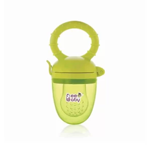 BeeBaby Fruitino Silicone Food and Fruit Nibbler 3+Month (Green)
