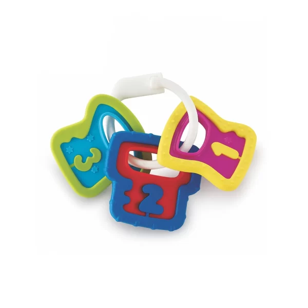 Bee Baby My First Keys Rattle Cum Teether for Babies from 3+ Months