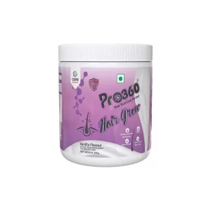 GMN Pro360 Hair Grow Nutrition Powder Vanilla Flavour (250g Jar)