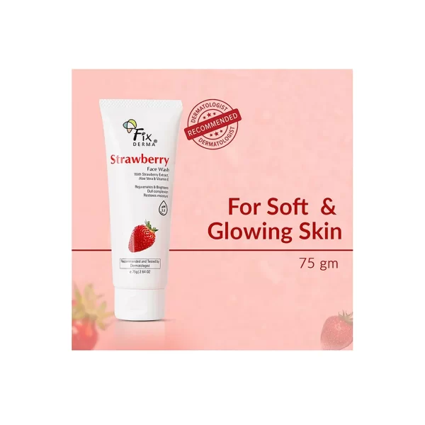 FixDERMA Strawberry Brightening Face Wash