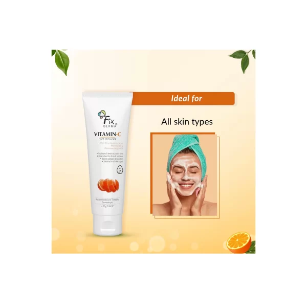 FixDERMA Vitamin C Brightening Face Cleanser