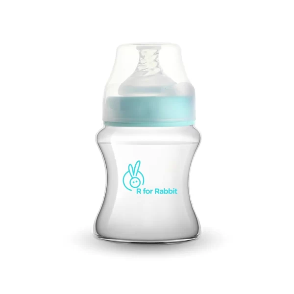 R for Rabbit First Feed PP Feeding Bottle for Babies from 6+ Months 150ml (Lake Blue) R for Rabbit First Feed PP Feeding Bottle for Babies from 6+ Months 150ml (Lake Blue)