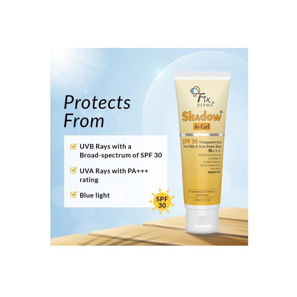 Fixderma Shadow Sunscreen A-Gel SPF 30