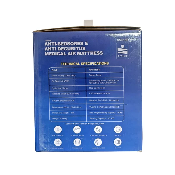 nti-Bedsore and Anti-Decubitus Medical Air Mattress