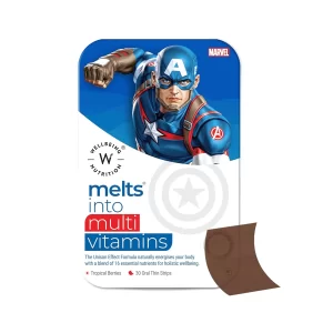 Wellbeing Nutrition Melts into Marvel Multivitamins (30 Oral Strips)
