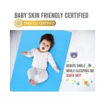 Quick Dry Baby Bed Protector Plain (Single Bed)