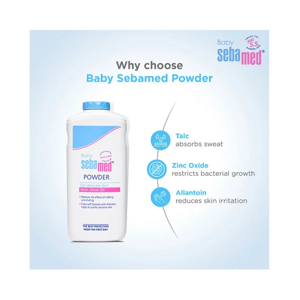why choose baby sebamed powder