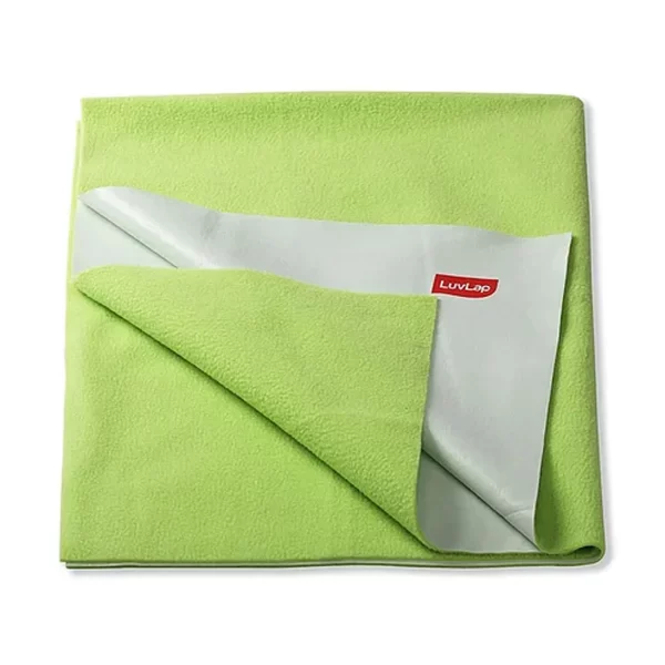 LuvLap Instadry Baby Bed Protector Green (Large)