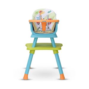 Luvlap Multifunction 6 in 1 Baby High Chair Green and Blue