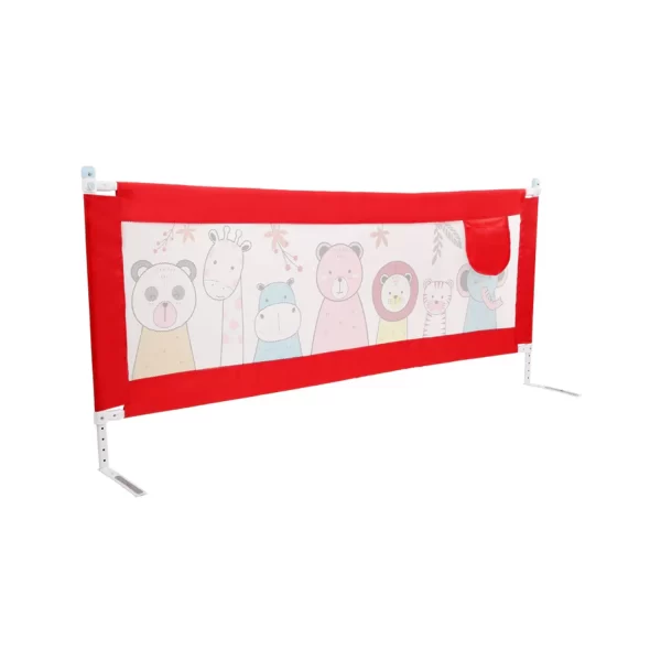 LuvLap Comfy Baby Bed Rails Red Printed LuvLap Comfy Baby Bed Rails Red Printed