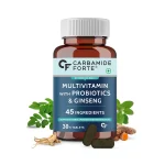 Carbamide Forte Multivitamins with Probiotics and Ginseng Tablets for Energy, Immunity, Digestion (30 Tablets)