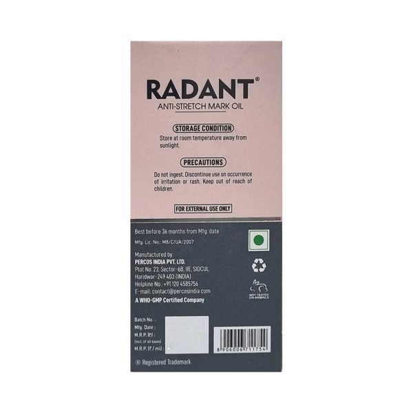 Percos Radant Anti-Stretch Mark Oil 30 ml