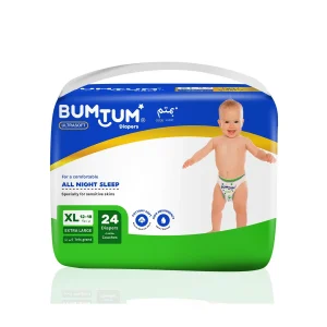 Bumtum Ultrasoft Baby Diaper Tape - XL (24 Diapers)
