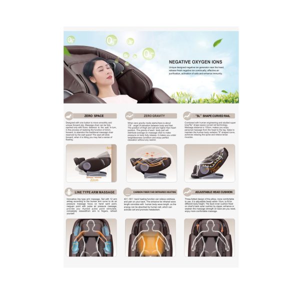 RST Zero Gravity Robotic Human Touch Shiatsu Full Body Massage Chair