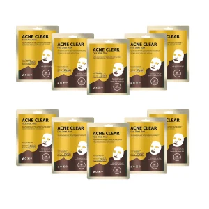 Cosderma Acne Clear Face Sheet Mask (Pack of 10)