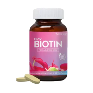 ZeroHarm Nano-Biotin 5000mcg Tablet - 60 Tablets