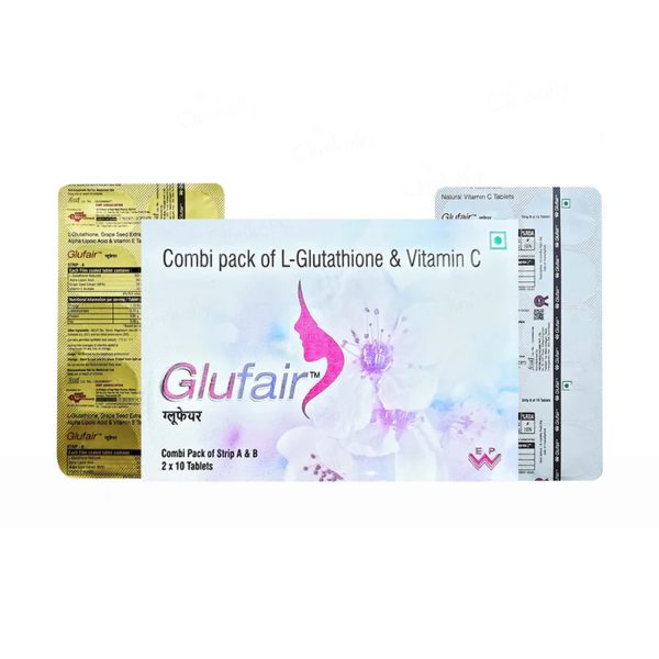 Glufair L-Glutathione And Vitamin C Tablets Glufair L-Glutathione And Vitamin C Tablets