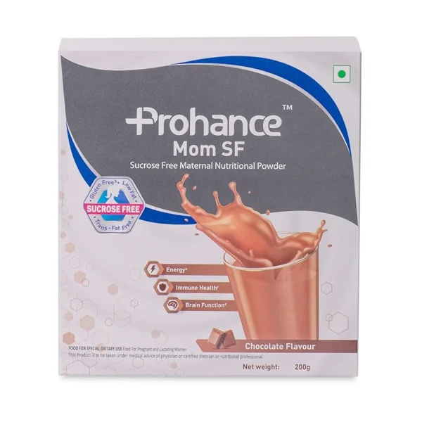 Prohance Mom Nutritional Drink Powder for Pregnant & Lactating Women - 200gm Sugar Free Prohance Mom Nutritional Drink Powder for Pregnant & Lactating Women - 200gm Sugar Free