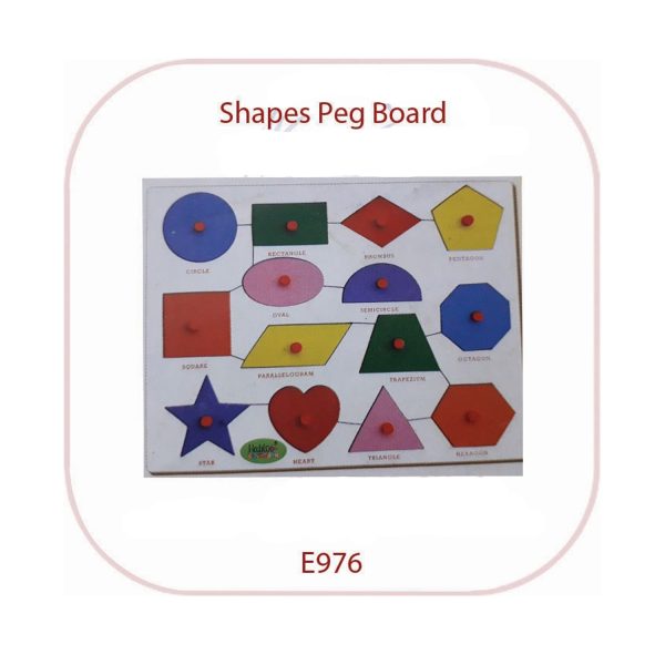 Divine Shapes Peg Board 2 (E976) Divine Shapes Peg Board 2 (E976)