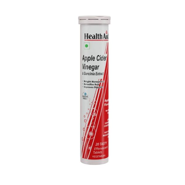 HealthAid Apple Cider Vinegar and Garcinia Extract (Sugar Free) 20 Effervescent Tablets HealthAid Apple Cider Vinegar and Garcinia Extract (Sugar Free) 20 Effervescent Tablets